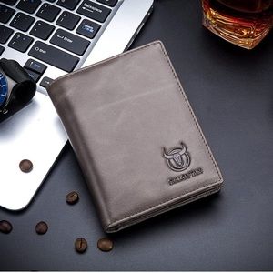 Bull captain leather wallet